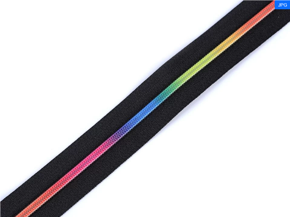 REGENBOGEN Reissverschluss 3mm - black